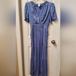 Joie Soft Blue Flowy Maxi Dress Size Small
